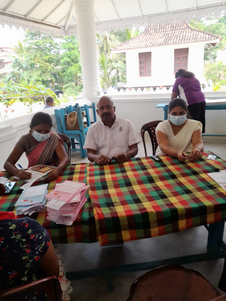 A health medical clinic at Homagama Kahathuduwa North Sumana Dharmayatana