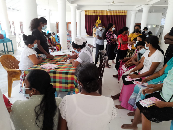 A health medical clinic at Homagama Kahathuduwa North Sumana Dharmayatana 3