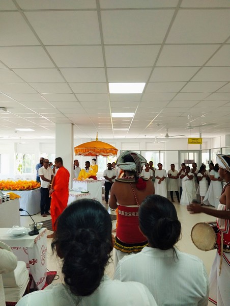 SangithaDakshinainsideNewBuildingHomagamaDS 13