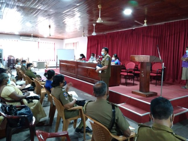  ග්‍රාම නිළධාරීන්ගේ කොට්ඨාශ රැස්වීම(2021-03-17)
