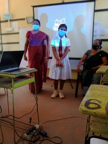මත්දුව්‍ය නිවාරණය පිළිබඳ  පාසැල් සිසුන් දැනුවත්  කිරීම  /  හෝමාගම -(2021-12-10)