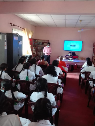 A drug prevention program for the students of Homagama Palagama Sri Parakum Junior College.
