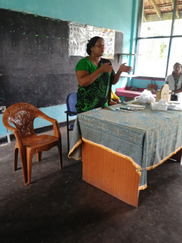 A women's work organization recruitment and training workshop / Homagama- (Kirigampamunwa division)  (2022-09-03)