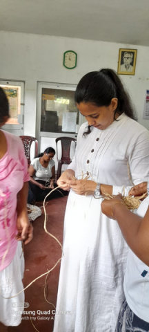 Handicraft training workshop for low-income women / Homagama (2022-09-04)