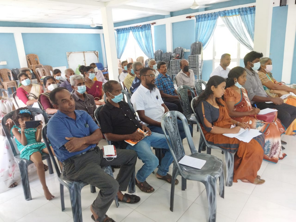 Conducting Hetty's Oya Kanna meeting / Homagama (2022-09-25)