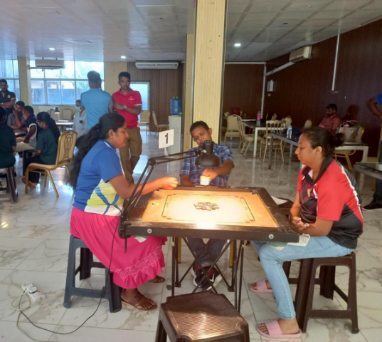 Homagama won the men's championship in the cricket competition and runner-up in the carrom competition in the provincial sports tournament.