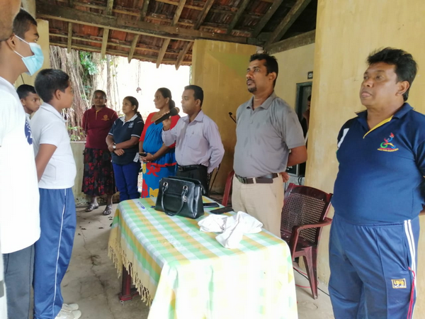 A "One Day Leadership Training Camp" at Homagama Navalamulla Village in celebration of World Children's Day (2022-10-01)