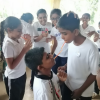 A "One Day Leadership Training Camp" at Homagama Navalamulla Village in celebration of World Children's Day (2022-10-01)