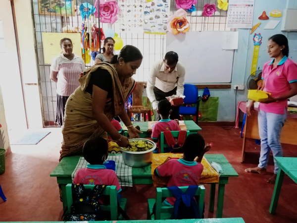 Implementation of nutrition programs targeting pre-school children / Homagama - Uduwana division