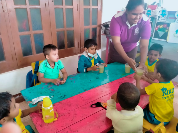 Implementation of nutrition programs targeting pre-school children / Homagama - Pitipana North Division (2022-10-17)