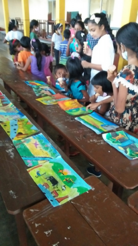 An Art Competitin Homagama