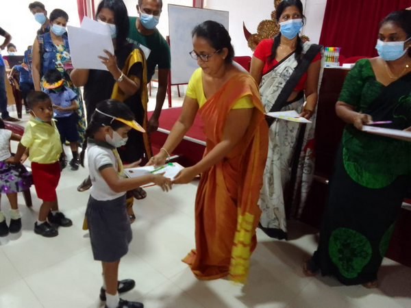 "Aruna Dakina Rata" Art Workshop and Evaluation Program Homagama (2022-06-22)