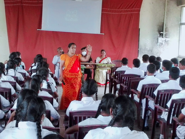 An awareness program for the students of Homagama Habarakada Junior College about skill-based drug prevention and the changes that occur in adolescence.