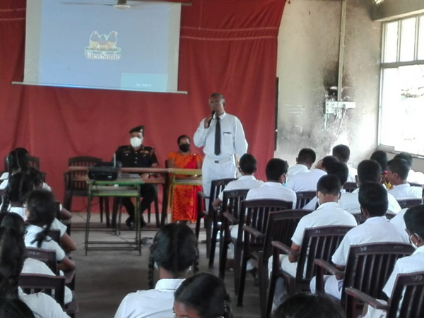 An awareness program for the students of Homagama Habarakada Junior College about skill-based drug prevention and the changes that occur in adolescence.