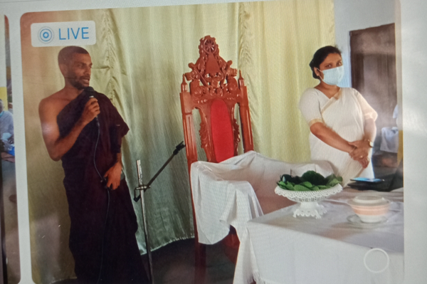 A program for the residents who celebrated Nikini Pun Pohodina in Homagama Mullegama