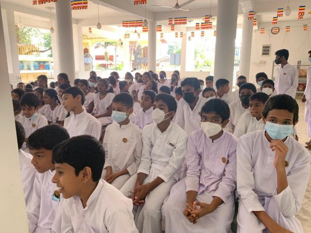 A song enjoyment program for Dhamma school students at Homagama (2023-02-12)