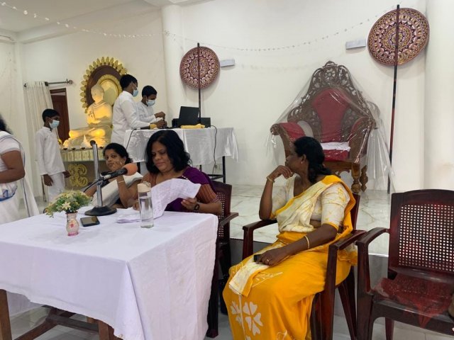 A song enjoyment program for Dhamma school students at Homagama (2023-02-12)