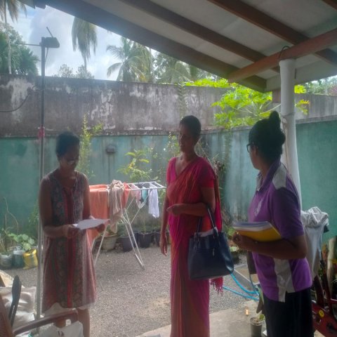 A community awareness program regarding household productivity and reconciliation in Homagama (2023-08-10)