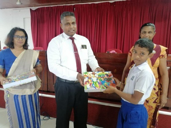 Homagama "Samurdhi Praja Moola Sisu Power Social Care" exercise books for school children (2023)