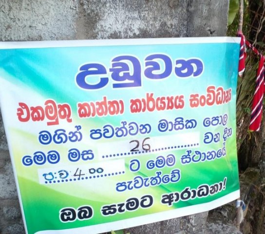 Many market programs from the union of women in many divisions